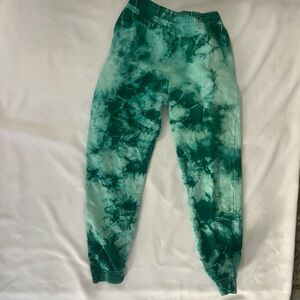 Tie-Dye Joggers in Green